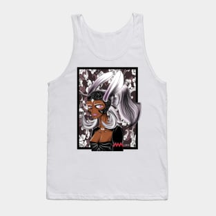 glam fran in bunny magical cosplay art in ecopop floral design Tank Top